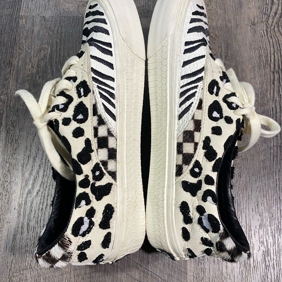 VANS Mixed Media Acer NI SP ‘Animal Print’ Sneakers - Picture 5 of 7